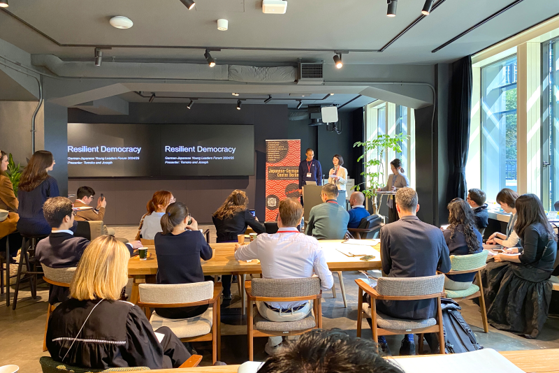 Presenting in a room of people